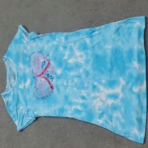 **FINAL CLEARANCE** Rene Rofe Blue Tie-Dye Nightgown, Size XL